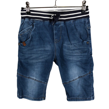 Unisex POMPdeLUX - Teksast lühikesed püksid, suurus 122 - 128 - Sinine ()
