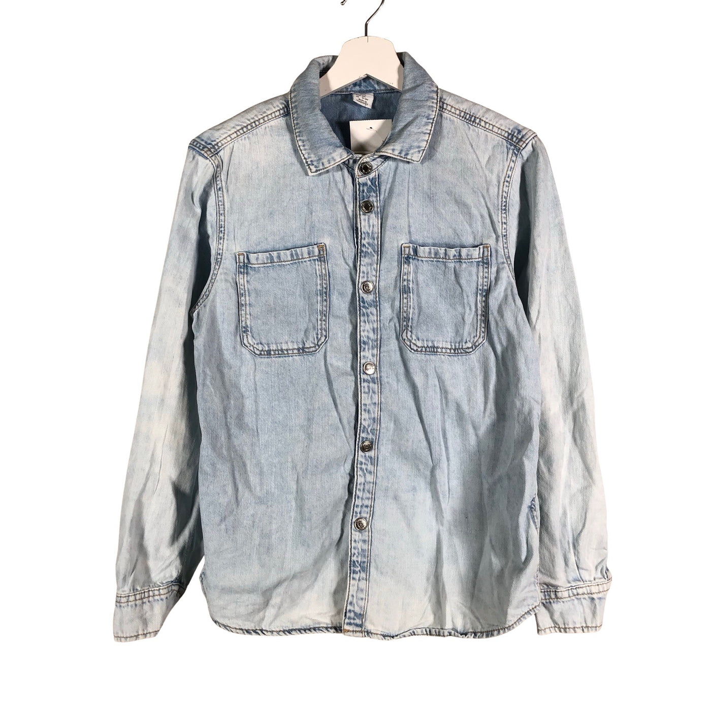 Unisex Lindex - Teksasärk, suurus 158 - 164 - Helesinine (1)