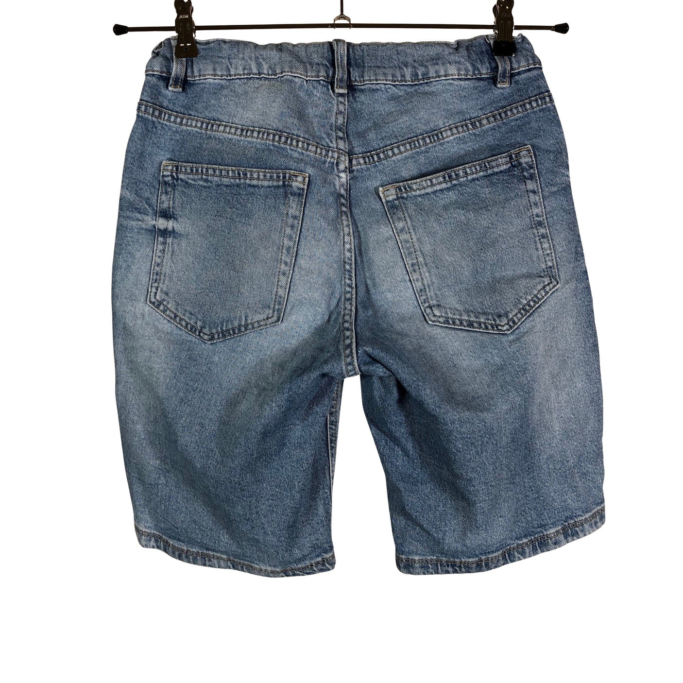 Unisex Lindex - Teksast lühikesed püksid, suurus 152 - 158 - Sinine (2)