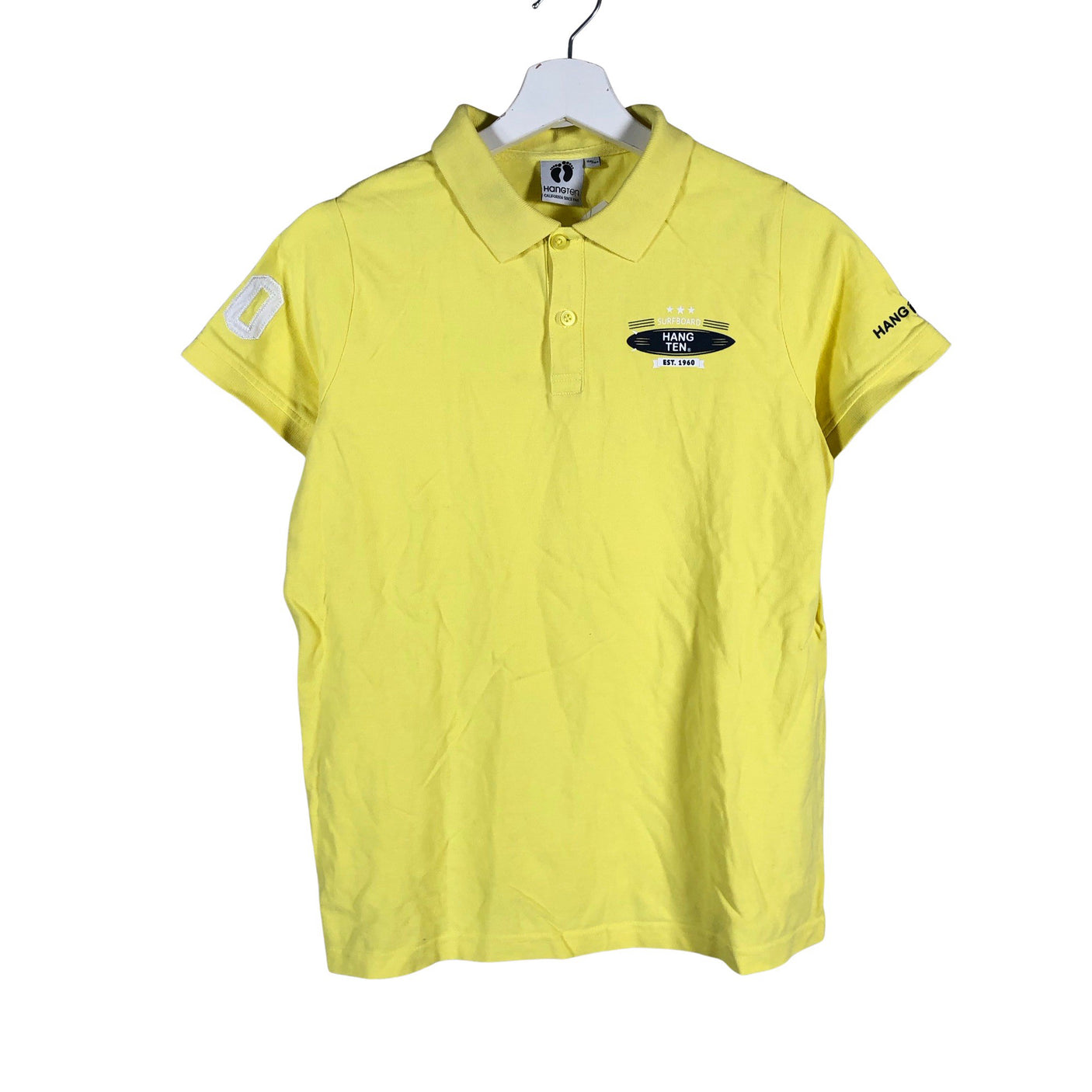Unisex Hangten - Polosärk, suurus 158 - 164 - Kollane (1)