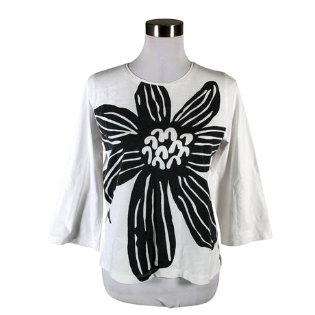 Unisex Nanso - Trikotaažist pluus, suurus 36 - Valge ()