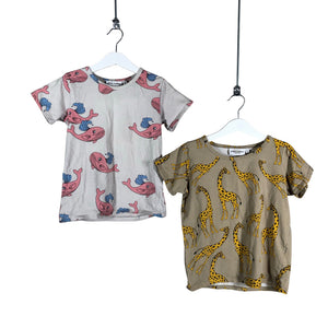 Unisex Mini Rodini - T-särk, suurus 116 - 122 - Beige (1)
