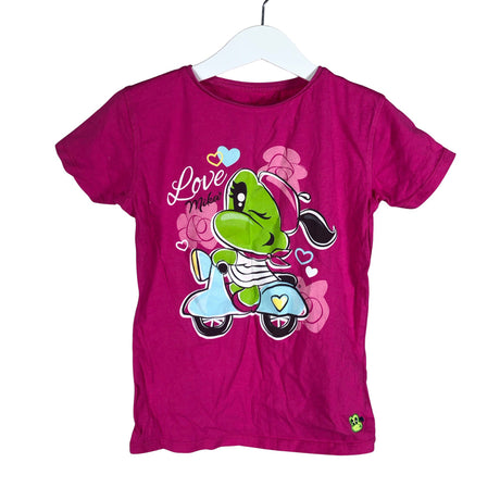 Unisex Mika - T-särk, suurus 122 - 128 - Roosa ()