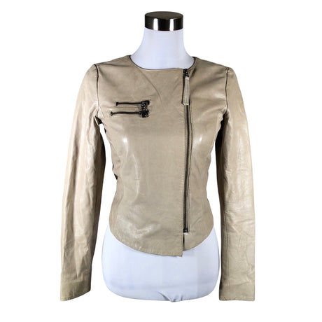Unisex Selected - Nahktagi, suurus 34 - Beige ()