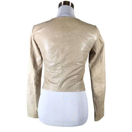 Unisex Selected - Nahktagi, suurus 34 - Beige (2)