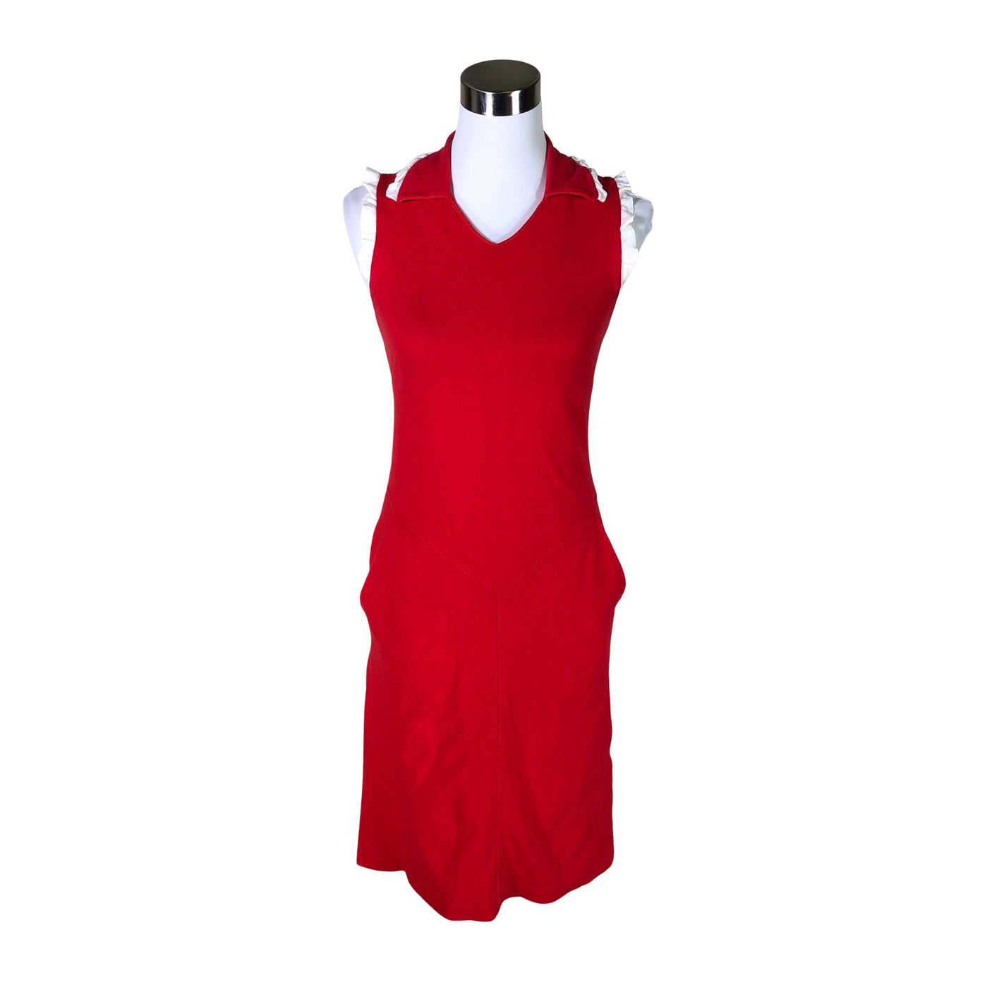 Unisex Nanso - Trikotaažist kleit, suurus 36 - Punane (1)