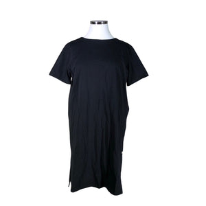 Unisex Puuvillatehdas - Trikotaažist kleit, suurus 42 - Must (1)