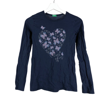 Unisex Benetton - Trikotaažist pluus, suurus 158 - 164 - Sinine ()