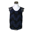 Unisex Rosemunde - Lühikeste käistega pluus, suurus 38 - Sinine ()