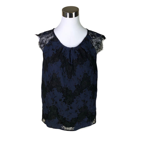 Unisex Rosemunde - Lühikeste käistega pluus, suurus 38 - Sinine ()