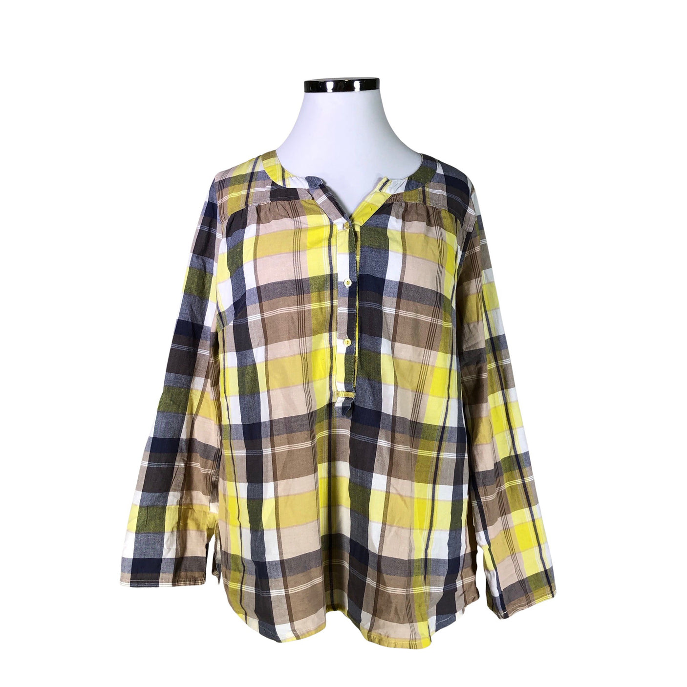 Unisex Zizzi - Pluus, suurus 46 - Kollane (1)