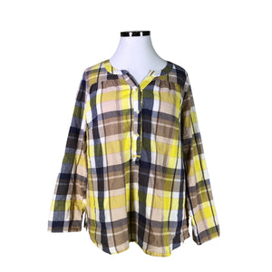 Unisex Zizzi - Pluus, suurus 46 - Kollane (1)