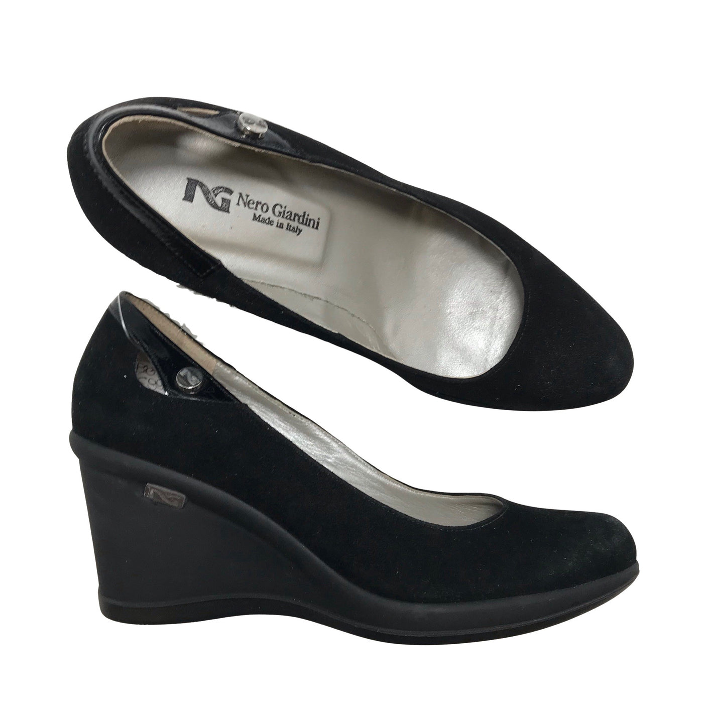 Unisex Nero Giardini - Kiilkontsaga kingad, suurus 35 - Must (1)