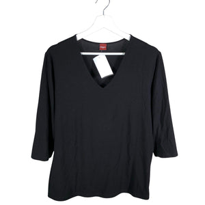 Unisex Olsen - Trikotaažist pluus, suurus 46 - Must (1)