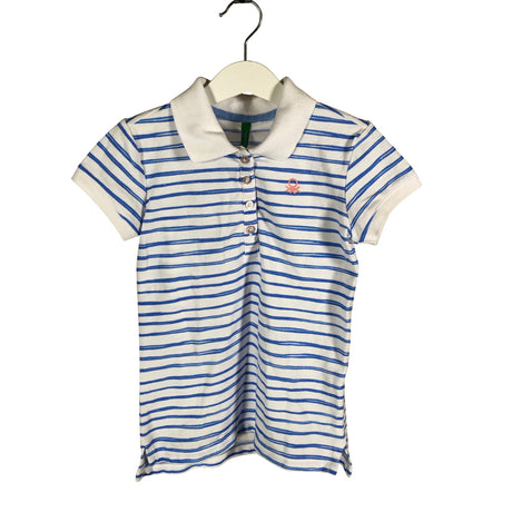 Unisex Benetton - Polosärk, suurus 128 - 134 - Valge ()