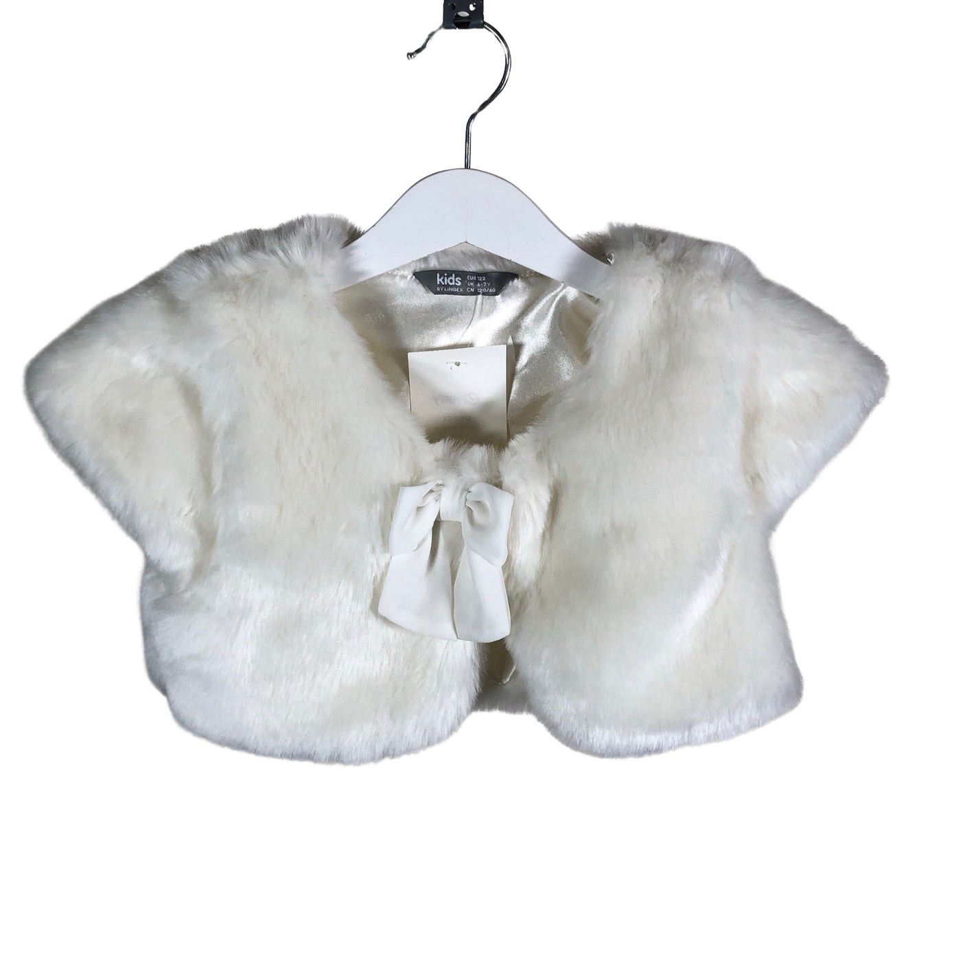 Unisex Lindex - Pidulik boolero, suurus 116 - 122 - Valge (1)