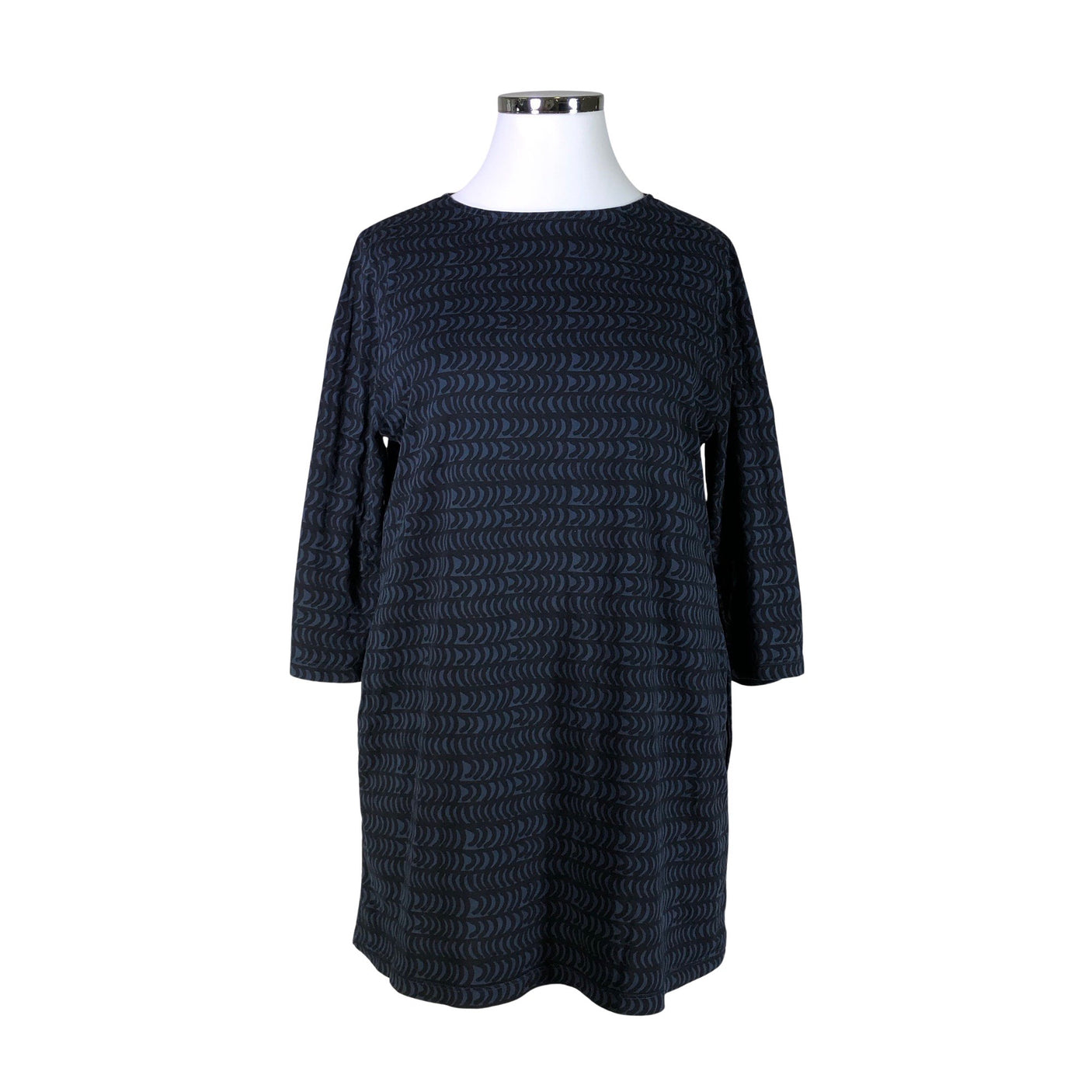 Unisex Marimekko - Trikotaažist tuunika, suurus 42 - Sinine (1)