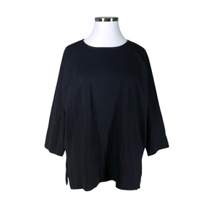 Unisex Ritva Falla - Trikotaažist pluus, suurus 44 - Must (1)