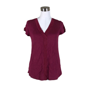Unisex Esprit - T-särk, suurus 34 - Veinipunane (1)