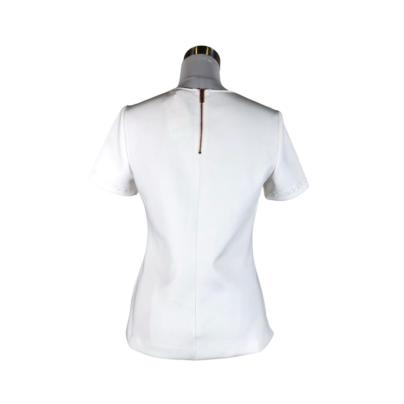 Unisex Ted Baker - Lühikeste käistega pluus, suurus 38 - Valge (2)