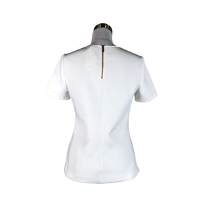 Unisex Ted Baker - Lühikeste käistega pluus, suurus 38 - Valge (2)