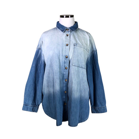 Unisex My Essential Wardrobe - Teksasärk, suurus 46 - Sinine ()