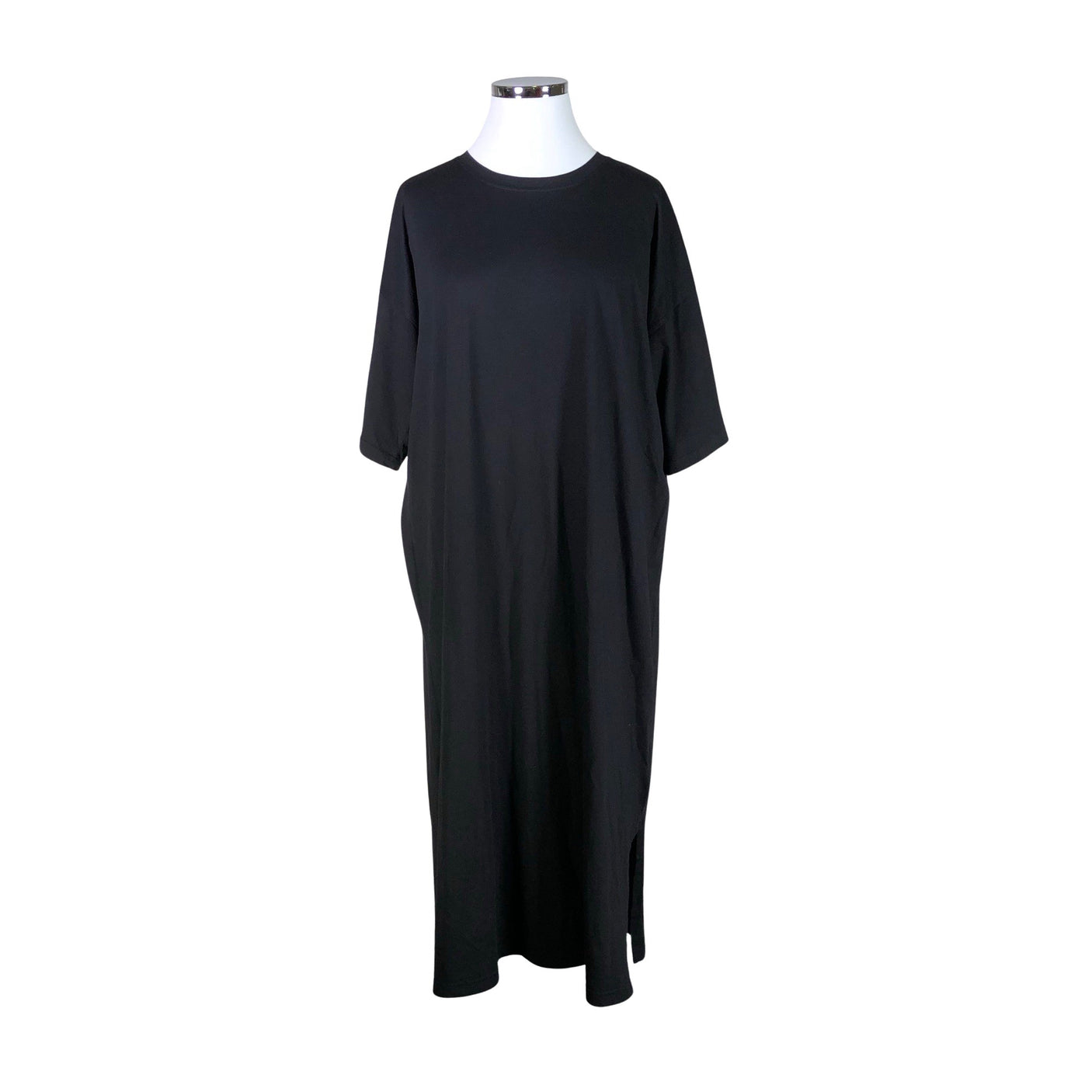 Unisex Kaffe - Trikotaažist kleit, suurus 44 - Must (1)