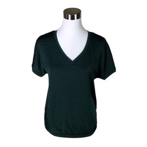 Unisex Lindex - Lühikeste käistega pluus, suurus 36 - Roheline (1)