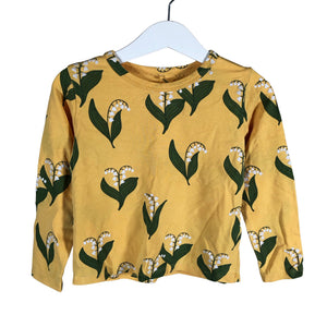 Unisex Mini Rodini - Trikotaažist pluus, suurus 92 - 98 - Kollane (1)