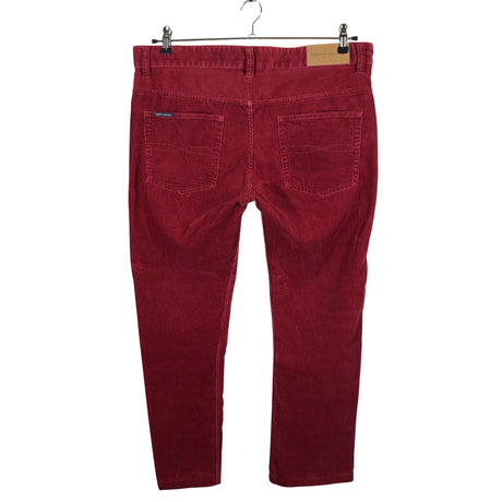 Unisex Gant - Sametpüksid, suurus W34 - Veinipunane (2)