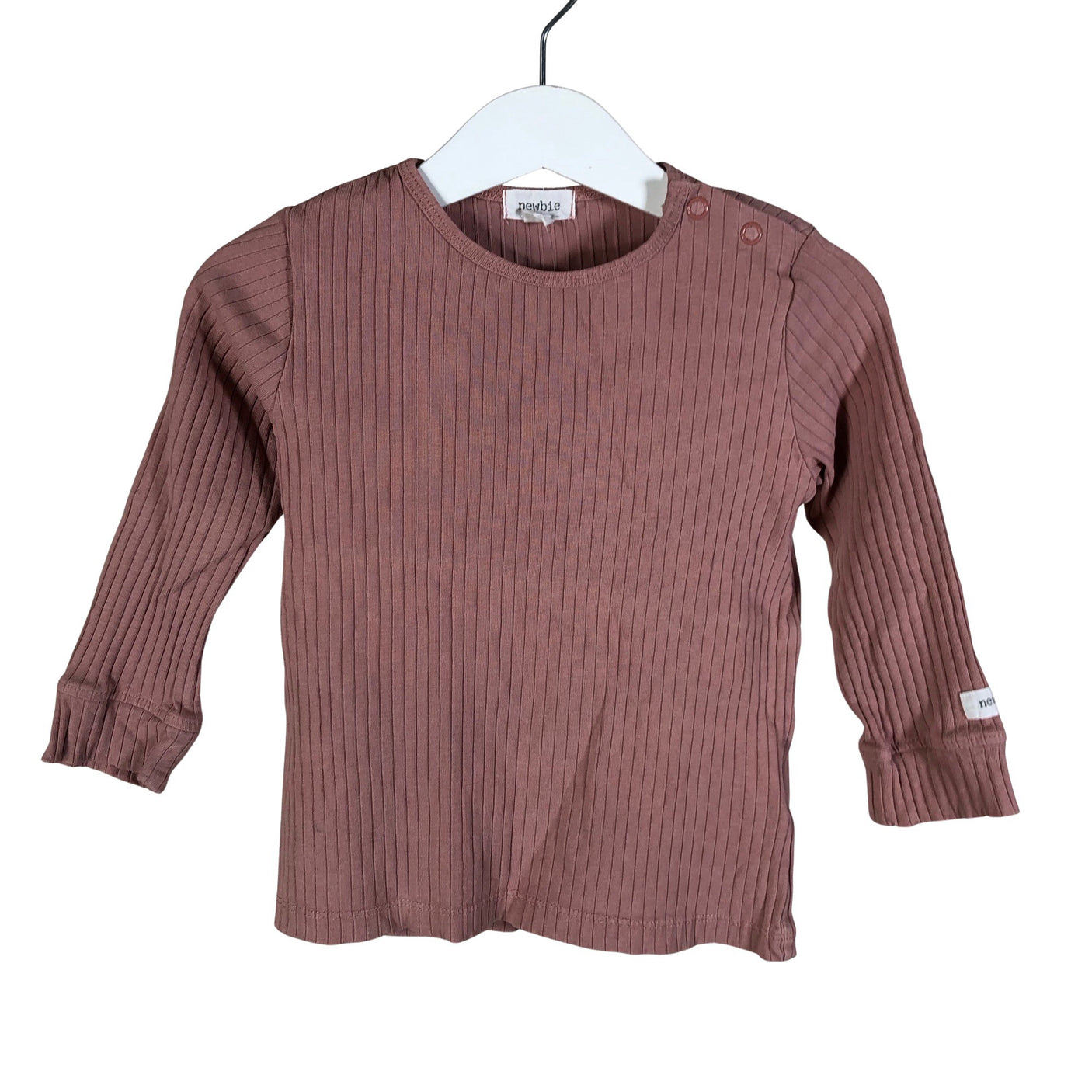 Unisex Newbie - Trikotaažist pluus, suurus 86 - 92 - Heleroosa (1)
