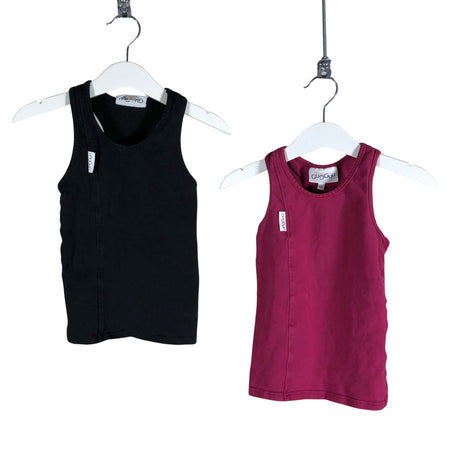Unisex Gugguu - Trikotaažist topp, suurus 98 - 104 - Must ()