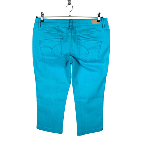 Unisex Esprit - Teksast poolpikad püksid, suurus W30 - Türkiis (2)