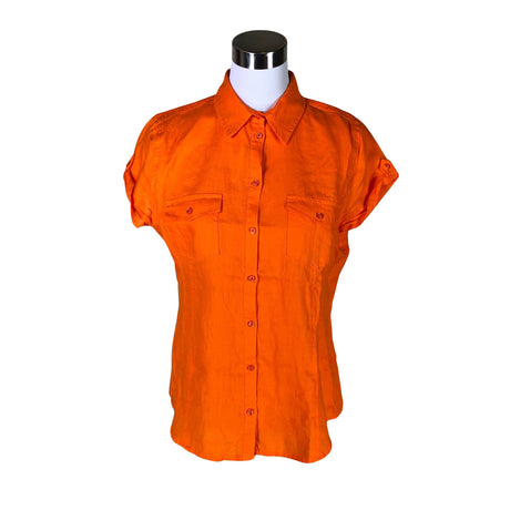 Unisex More&More - Lühikeste käistega pluus, suurus 40 - Oranž ()