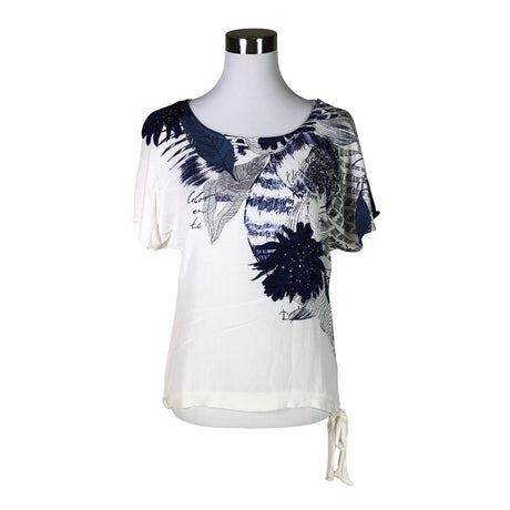Unisex Desigual - Lühikeste käistega pluus, suurus 38 - Valge ()
