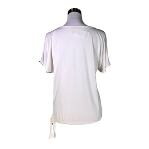 Unisex Desigual - Lühikeste käistega pluus, suurus 38 - Valge (2)