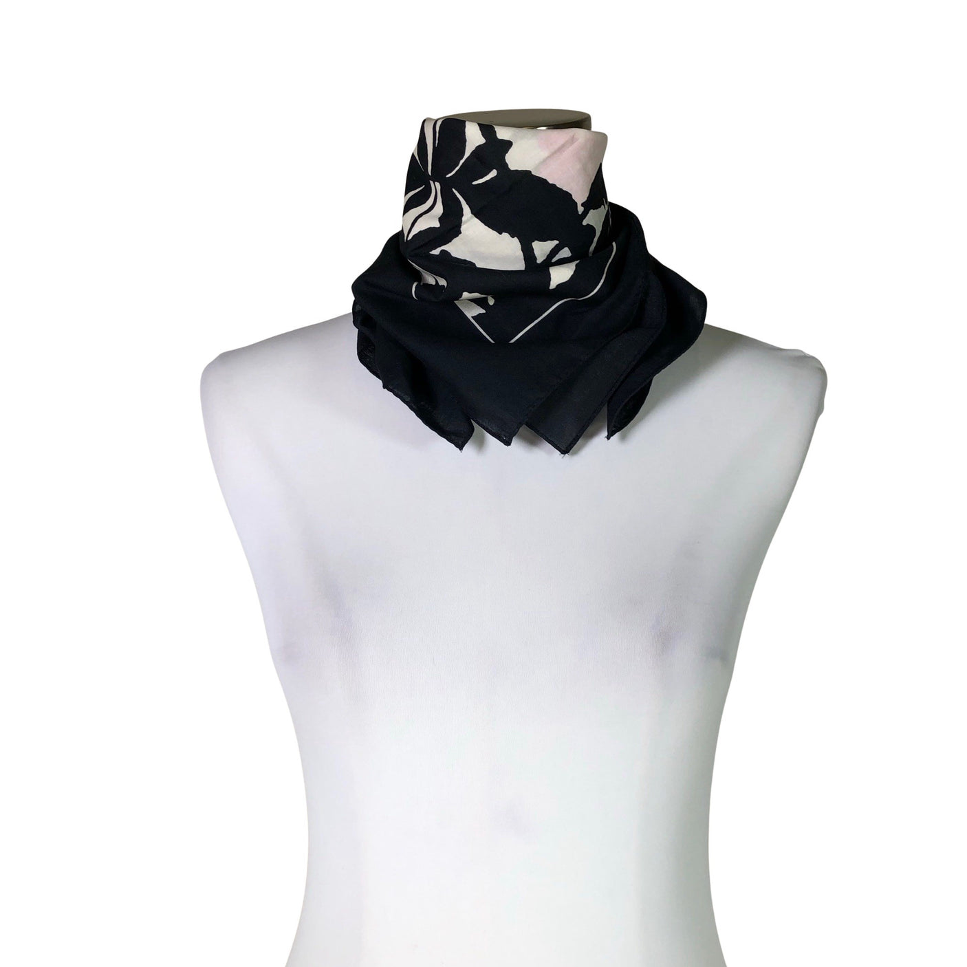 Unisex Marimekko - Õhuke sall, suurus Midi - Must (1)
