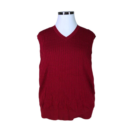 Unisex Atelier Goldner Schnitt - Kootud vest, suurus 48 - Punane ()