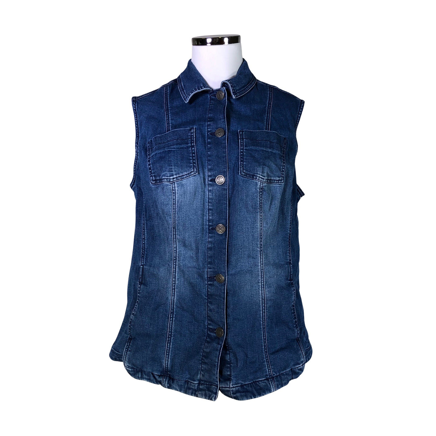 Unisex Sheego - Teksavest, suurus 48 - Sinine (1)