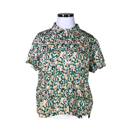 Unisex Banned Apparel - Lühikeste käistega pluus, suurus 46 - Roheline ()