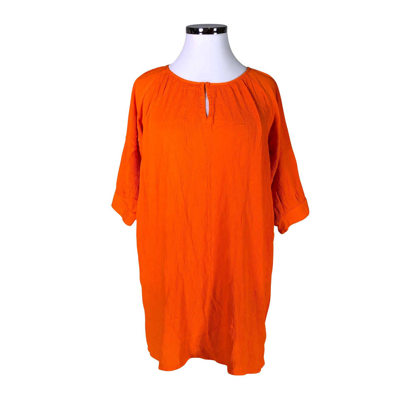 Unisex Zizzi - Õhuke kleit, suurus 48 - Oranž (1)