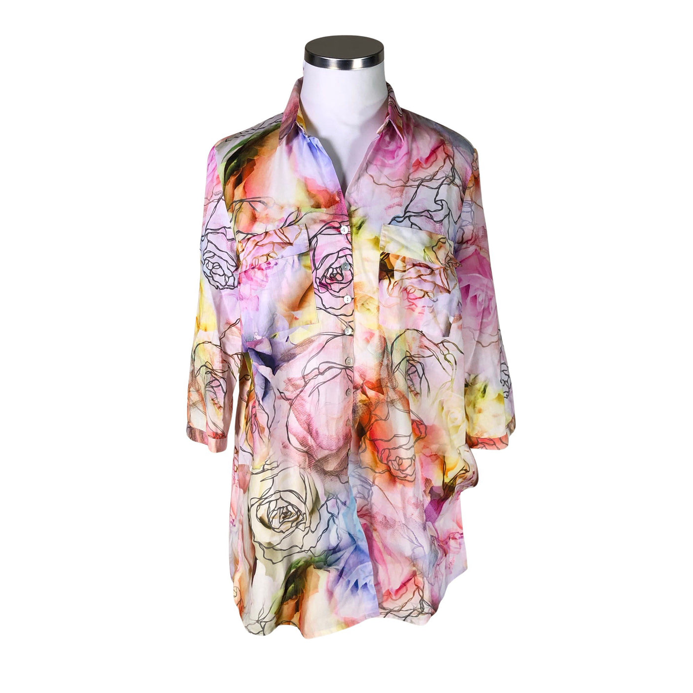 Unisex Just White - Mitteveniv tuunika, suurus 44 - Heleroosa (1)