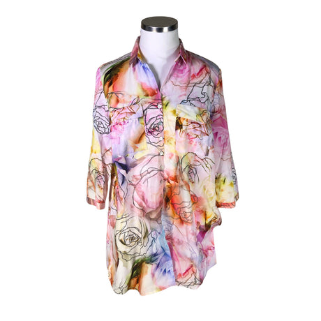 Unisex Just White - Mitteveniv tuunika, suurus 44 - Heleroosa ()