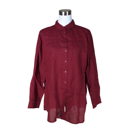 Unisex Nanso - Triiksärk, suurus 40 - Veinipunane ()