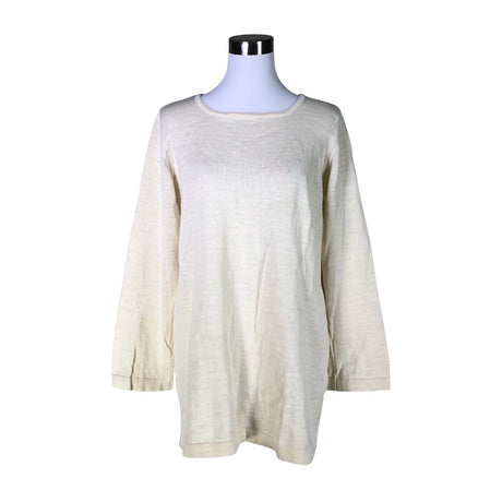 Unisex Alpa - Kootud tuunika, suurus 38 - Looduslik valge ()