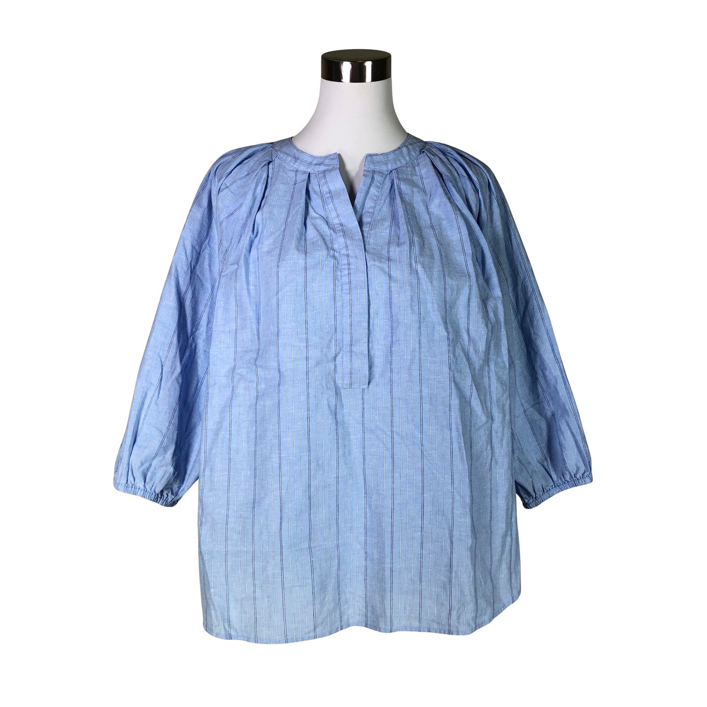 Unisex Repeat - Lühikeste käistega pluus, suurus 38 - Helesinine (1)