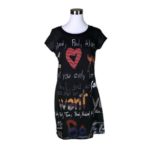 Unisex Desigual - Õhuke kleit, suurus 40 - Must (1)