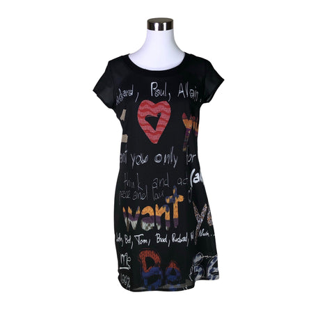 Unisex Desigual - Õhuke kleit, suurus 40 - Must ()