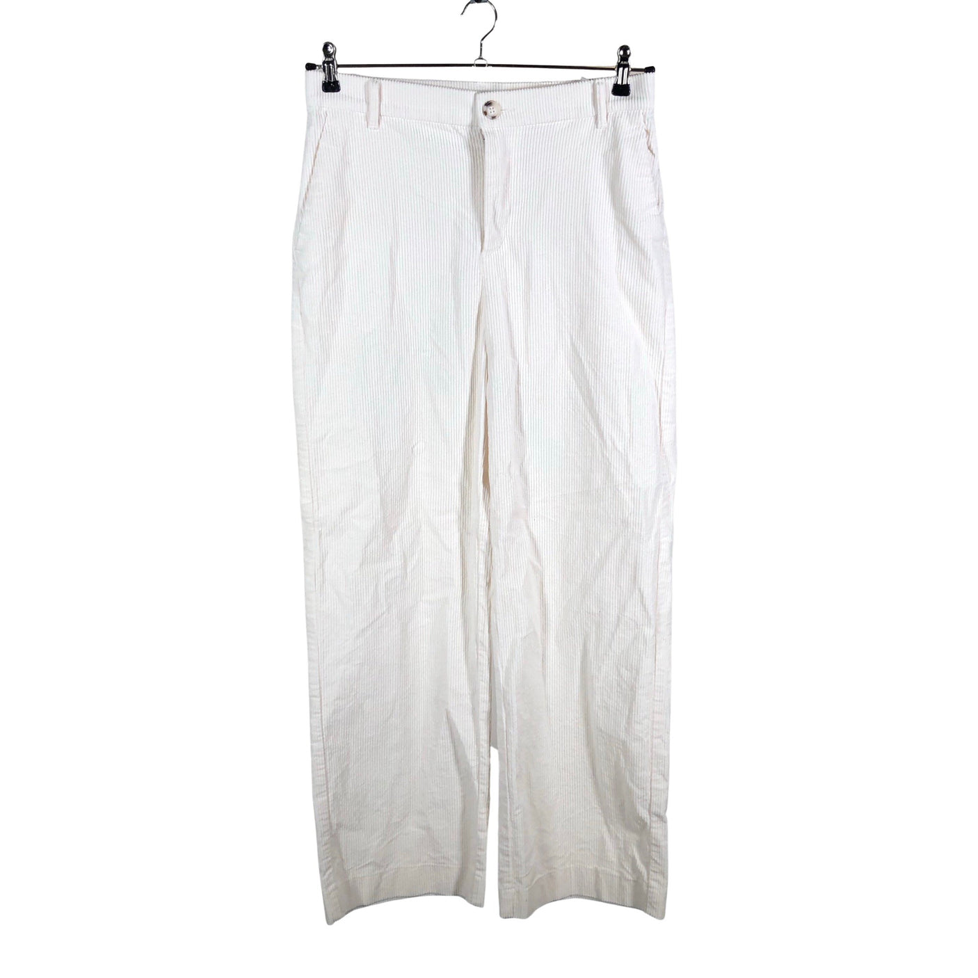 Unisex Lindex - Sametpüksid, suurus 40 - Looduslik valge (1)