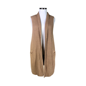 Unisex Nanso - Kootud vest, suurus 44 - Beige (1)